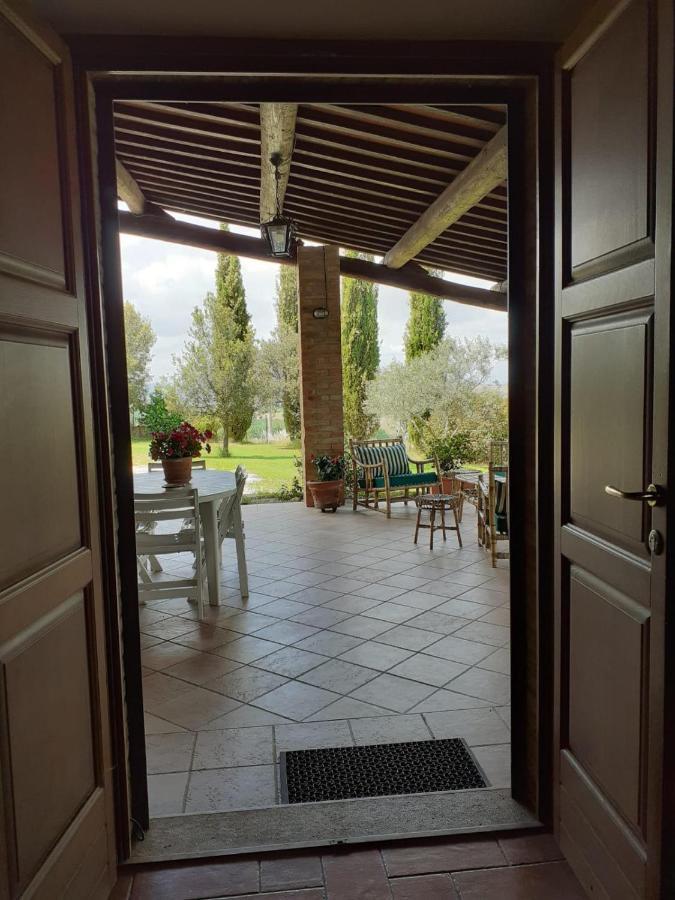 Podere Cacchini Pienza Buitenkant foto