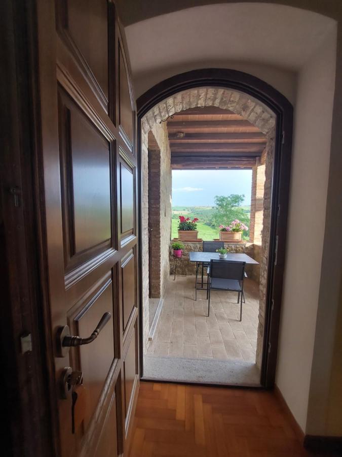 Podere Cacchini Pienza Buitenkant foto
