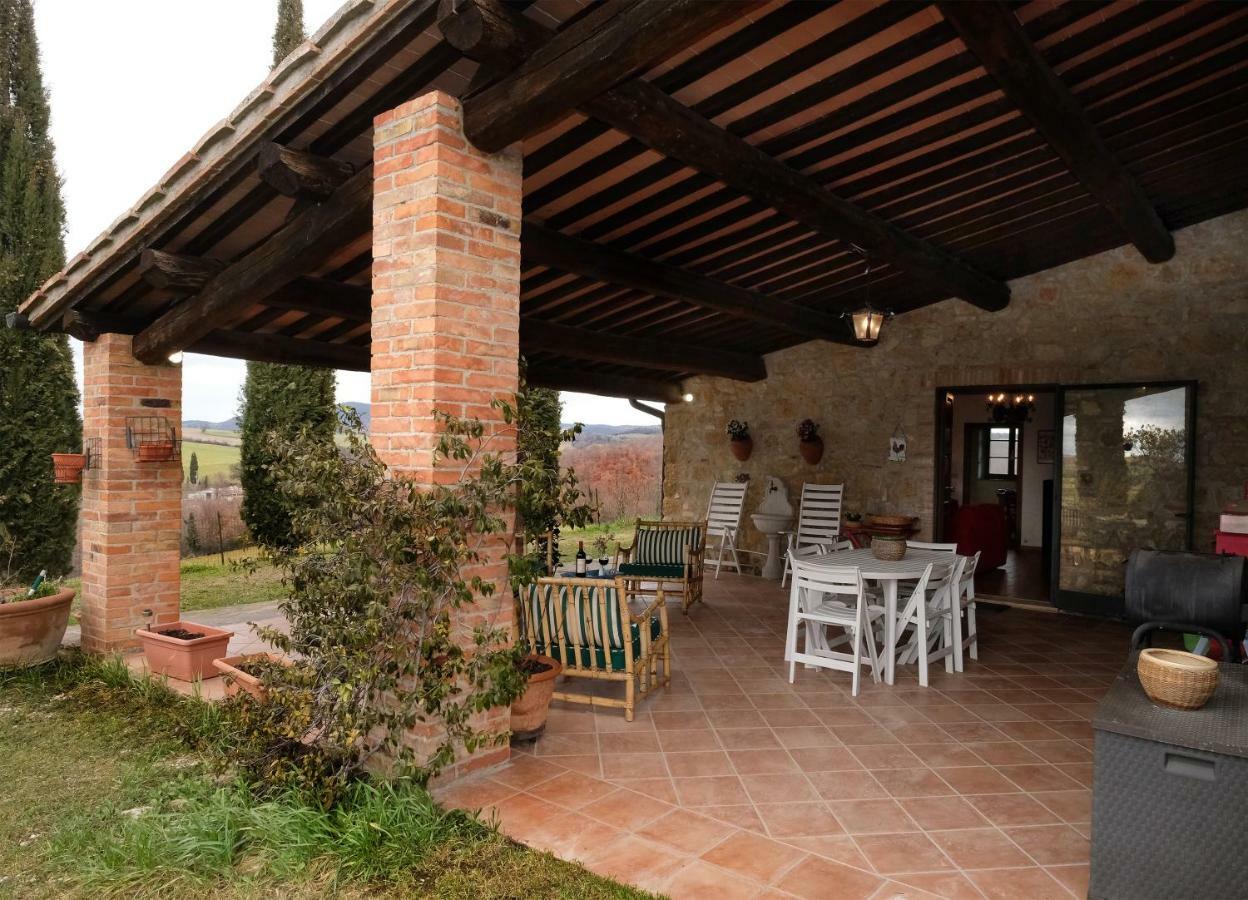 Podere Cacchini Pienza Buitenkant foto